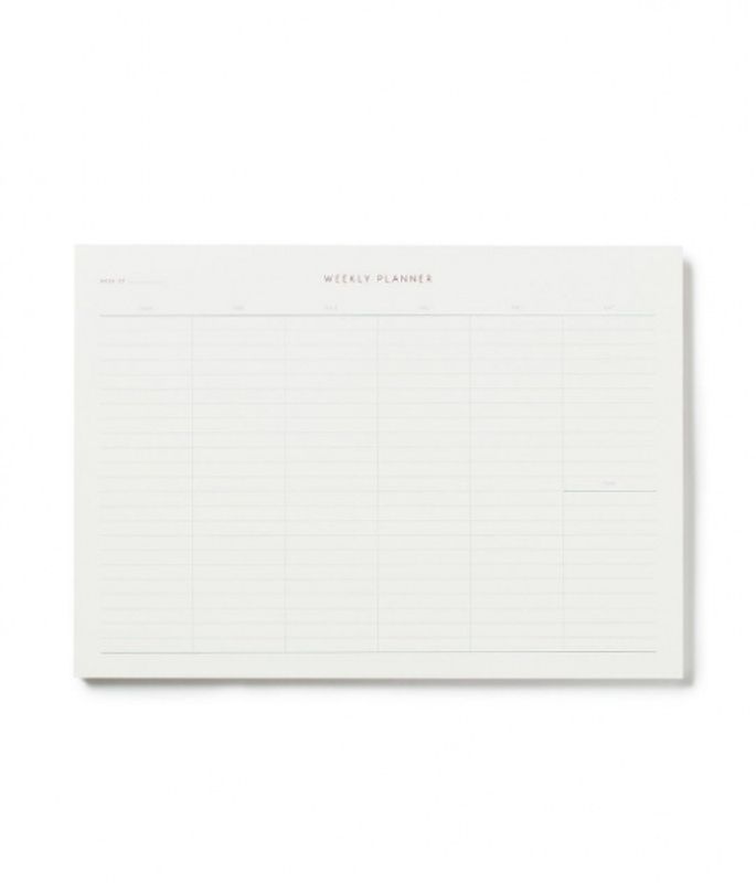 Kartotek Ukesplanlegger A4 med linjer