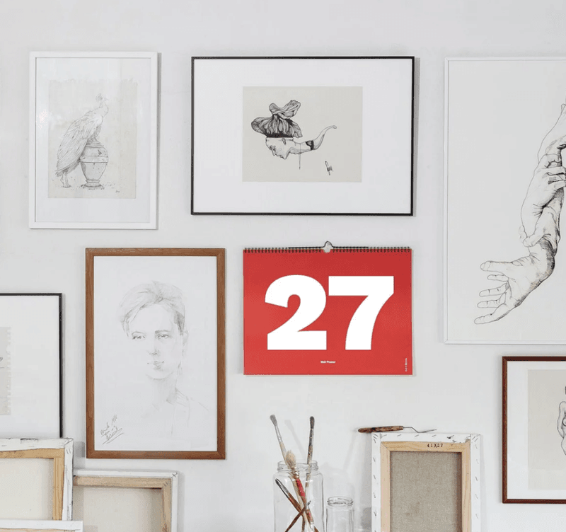 Octagon Vegg kalender 2027, A3
