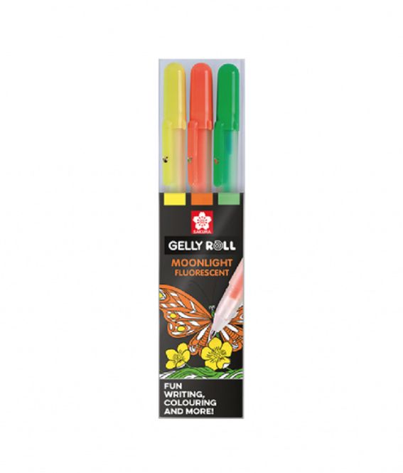Hovedbilde Sakura Gelly Roll Penner, Moonlight Gul 3 stk