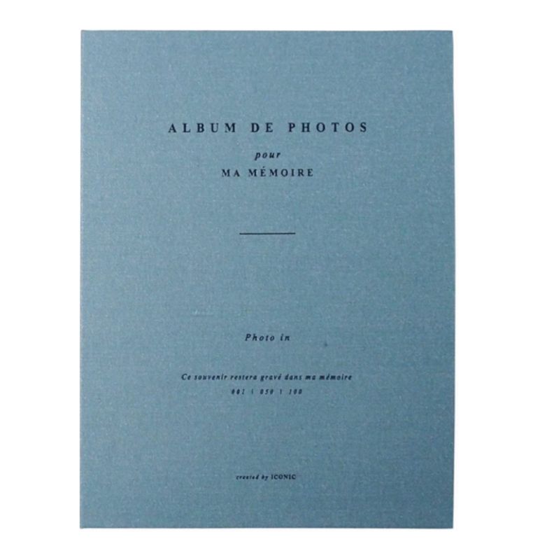 Iconic Fotoalbum, Light Blue