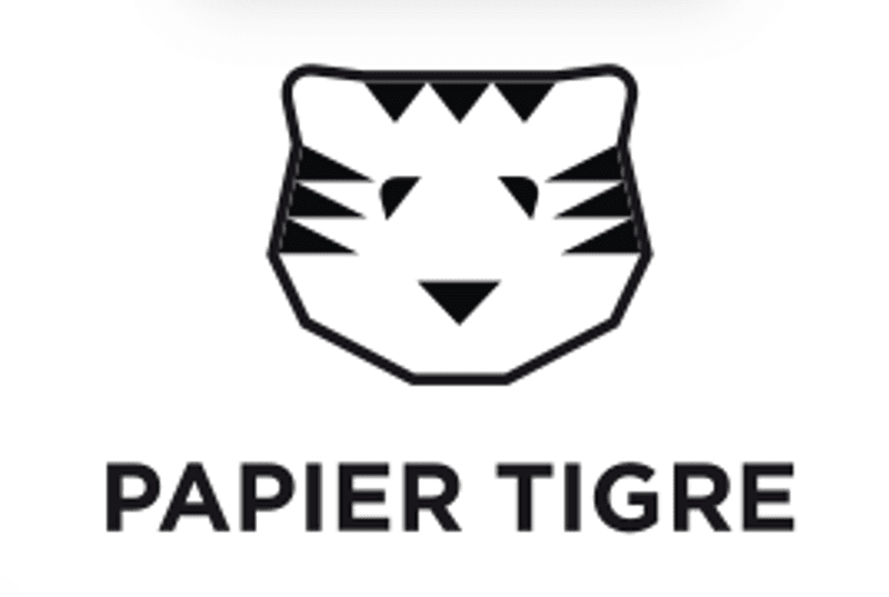 Papier Tigre Kulepenn Rosa/ Orange