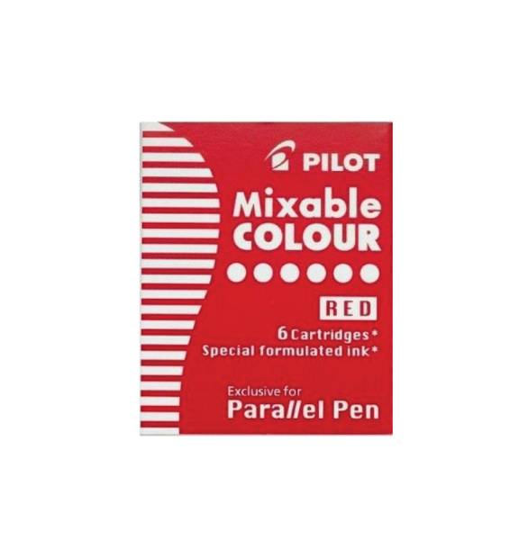 Pilot Parallel Pen Blekkpatroner, R&oslash;d