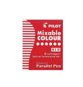 Hovedbilde Pilot Parallel Pen Blekkpatroner, R&oslash;d