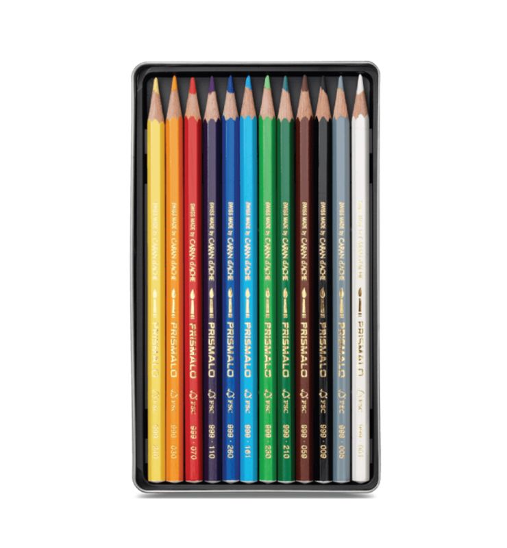 Caran d´Ache Akvarellblyanter 12 stk