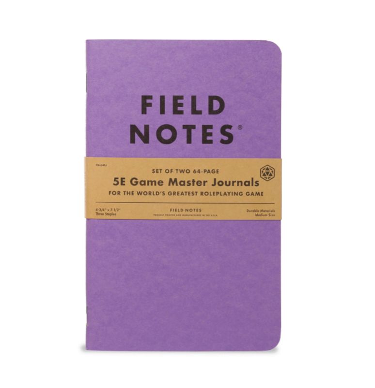 Field Notes 5E GAME MASTER JOURNALS, 2 stk
