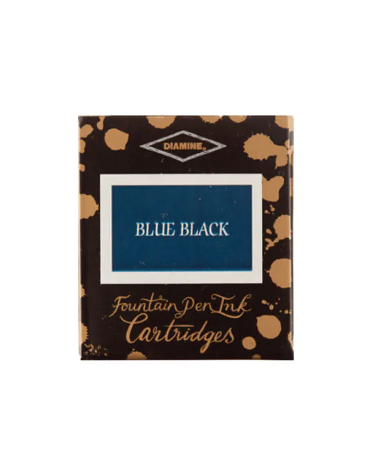 Hovedbilde Diamine Blekkpatroner 6 pkn, Blueblack