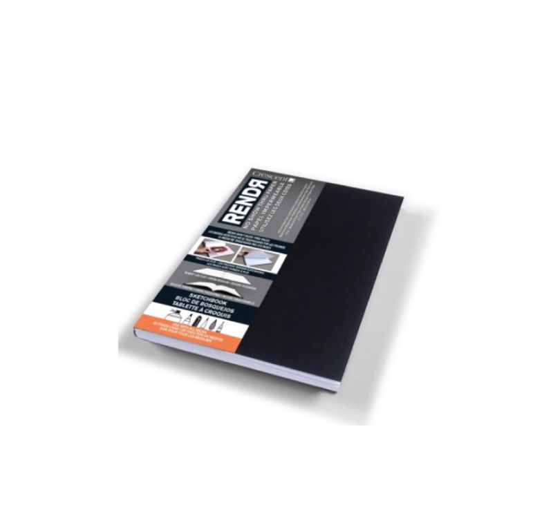 RENDR Lay-Flat skissebok Softcover A6