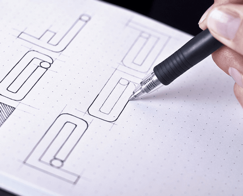 Rhodia Dot Pad, stiftet A5