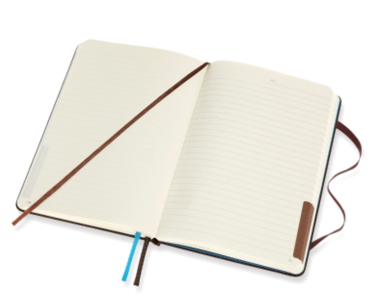 Moleskine VOYAGEUR Reise dagbok Brunt stoff, M LUSH DIVE AS