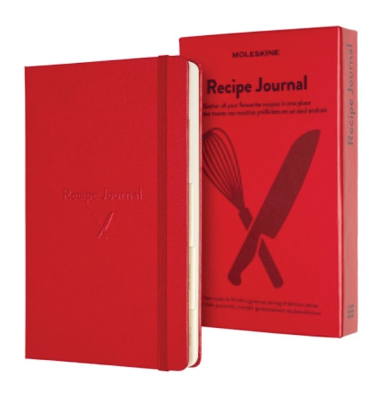Moleskine Oppskrifts Journal L, 400 sider