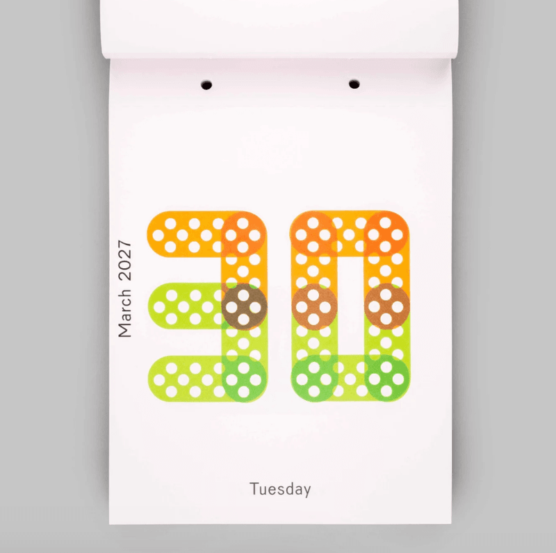  Karel Martens Daily Calendar 2027 - NEW!