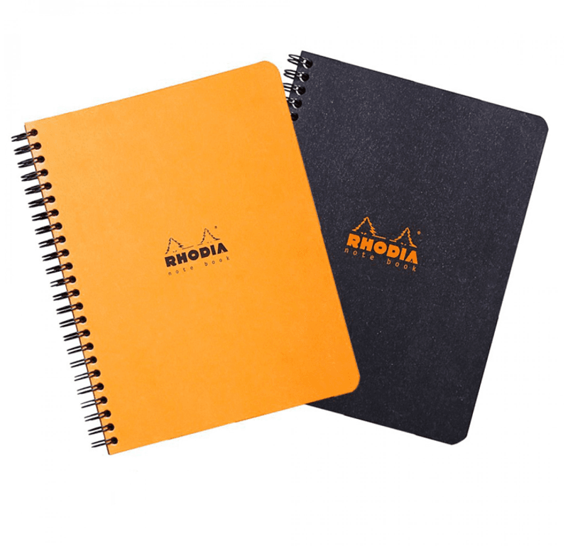 Rhodia Notatbok Linjer, sidespiral A5 +
