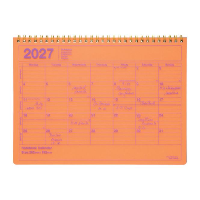 Hovedbilde Marks Tokyo Edge 2027 Notebook Kalender, Medium