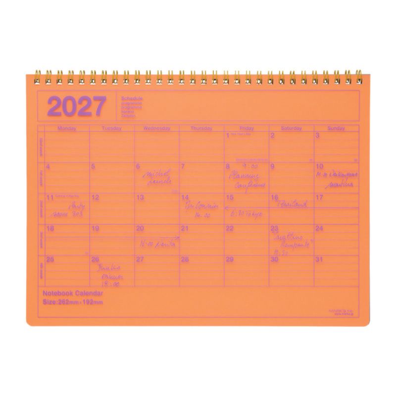Marks Tokyo Edge 2027 Notebook Kalender, Medium
