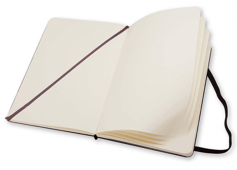 Moleskine Classic Soft/ Hardcover Notatbok L, Plain