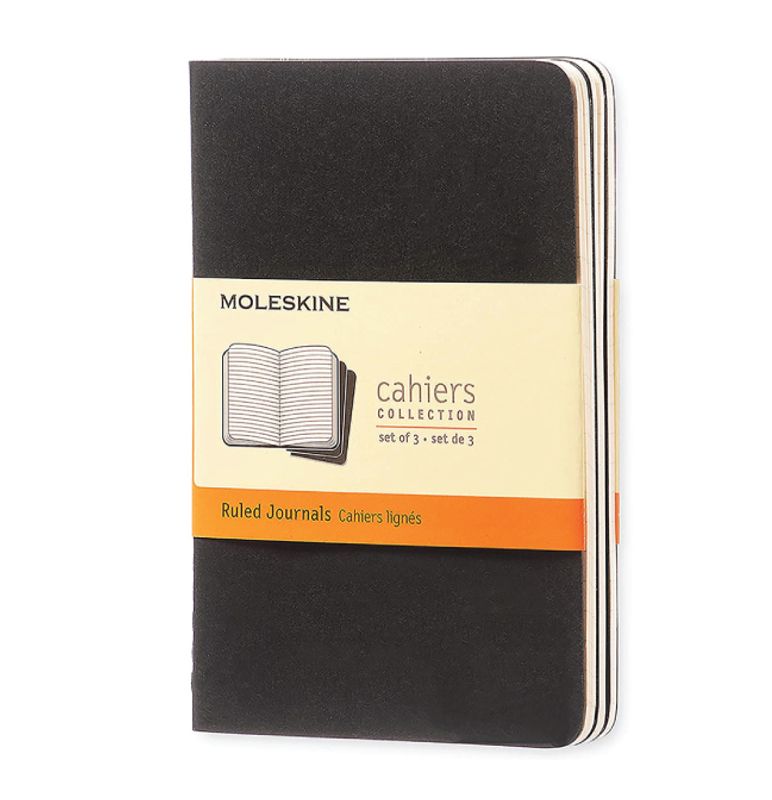 Moleskine Cahier Notatbøker 3-pack L, Linjert