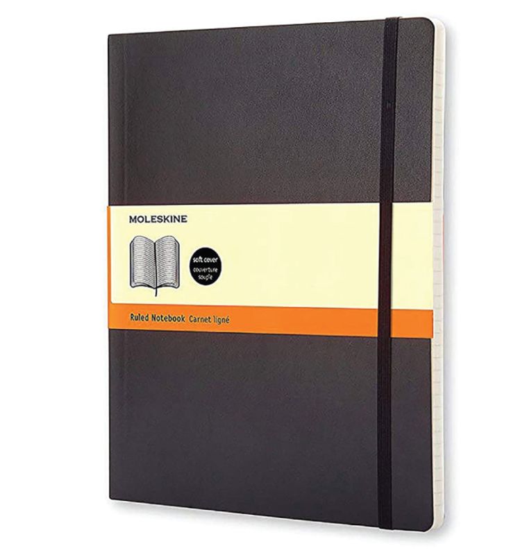 Moleskine Classic Soft/ Hardcover Notatbok XL, Linjert