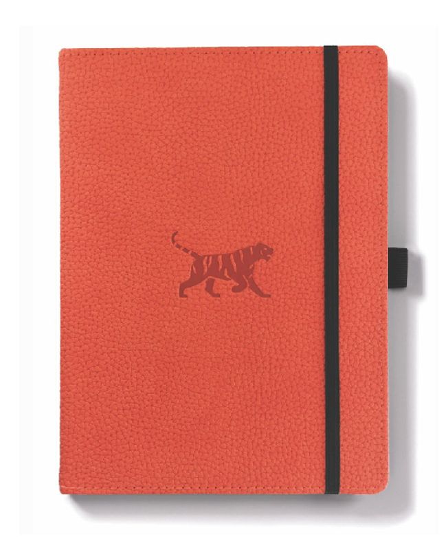 Dingbats Notatbok Orange A5+, dots