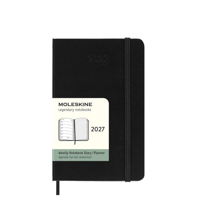 Hovedbilde Moleskine 12 mnd Weekly Notebook 2027, Pocket 