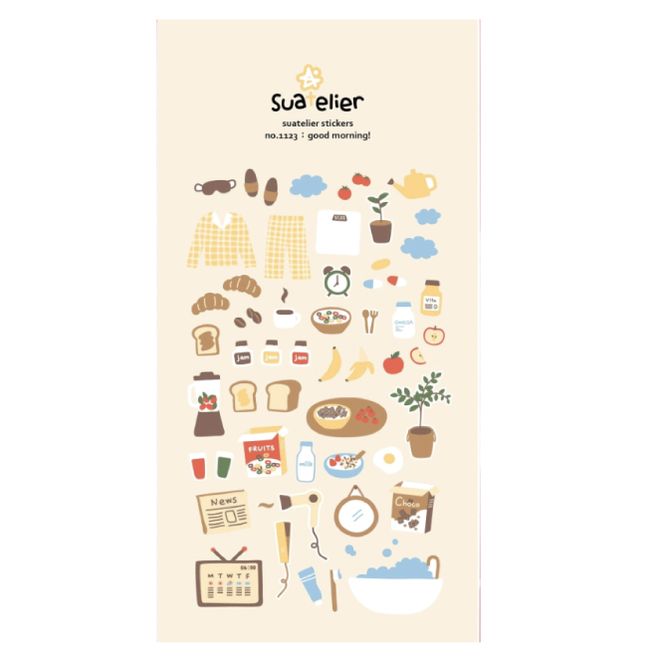 Hovedbilde Suatelier Stickers Good morning
