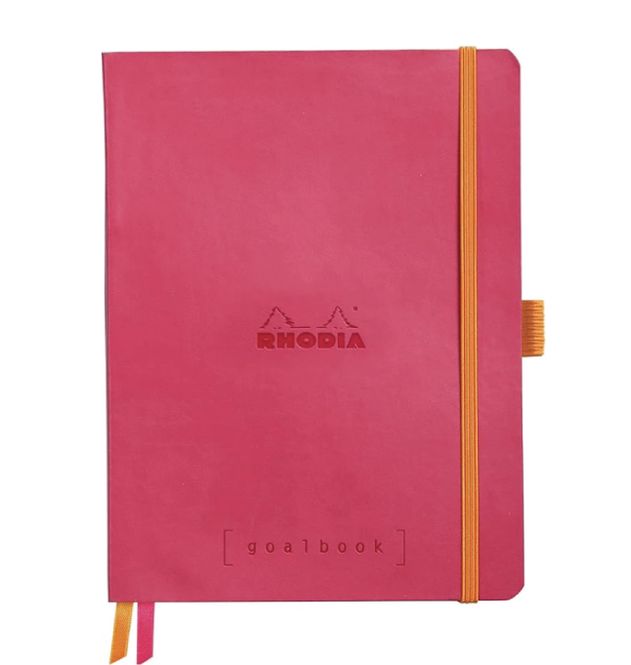 Hovedbilde Rhodia Goalbook, Dots A5, Rasberry Ny FARGE