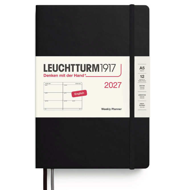 LT Weekly Planner 2027 Horisontal A5 Hardcover