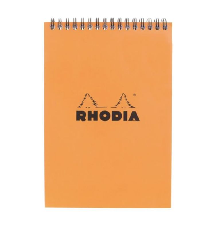 Rhodia Notatblokk Linjer, topp-spiral A5