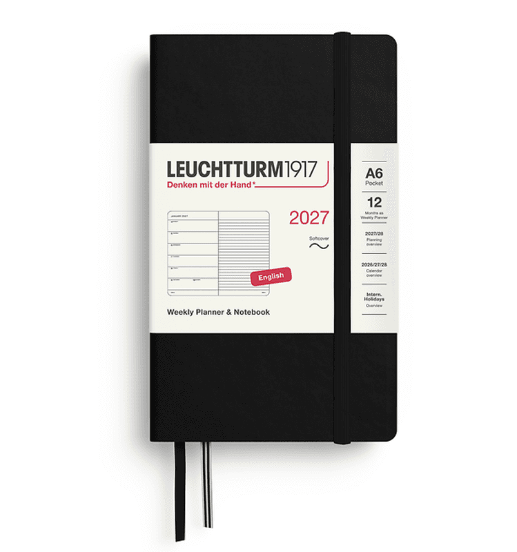 LT Weekly Planner & Notebook 2027 A6 Soft
