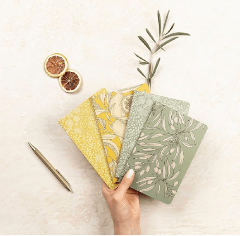 CF Jardin Notatbok  Linjert, Yellow 1