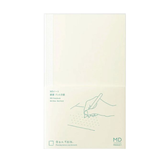 Hovedbilde MD Paper Notatbok Dots, B6 Slim