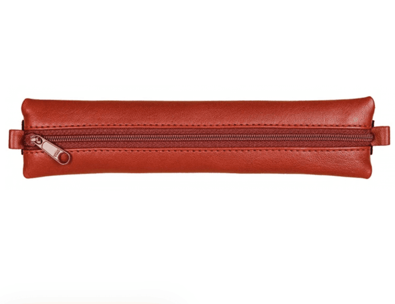 CF Leather Pencil case for notebooks, Red