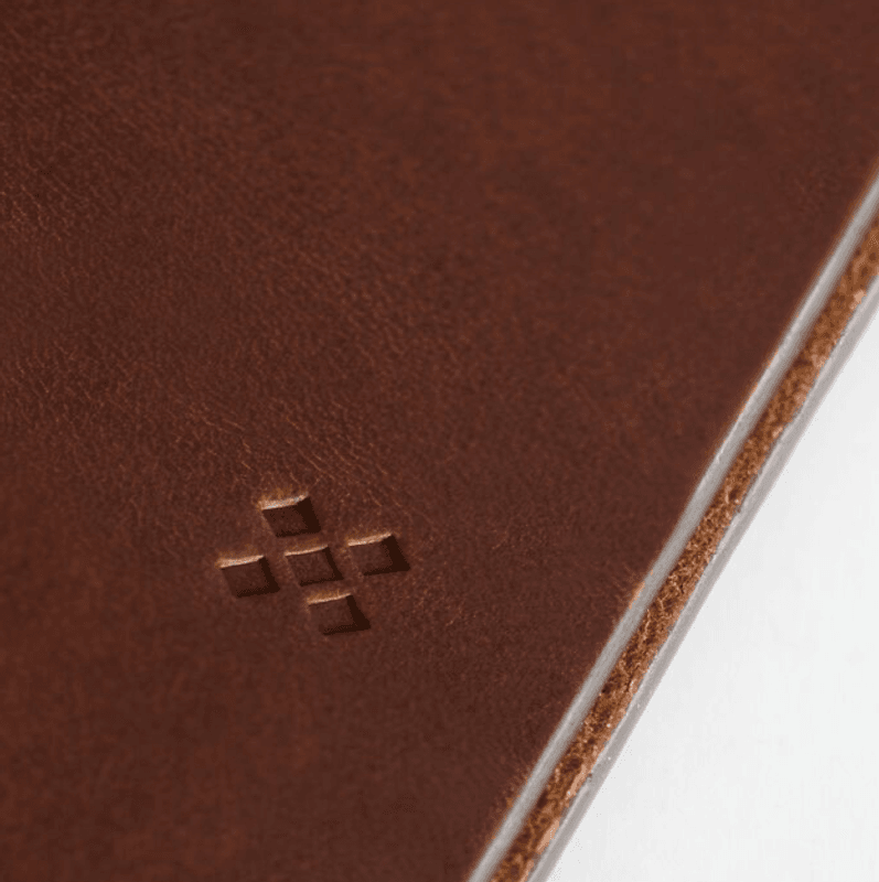 LGNDR Skinn mappe Chestnut A4