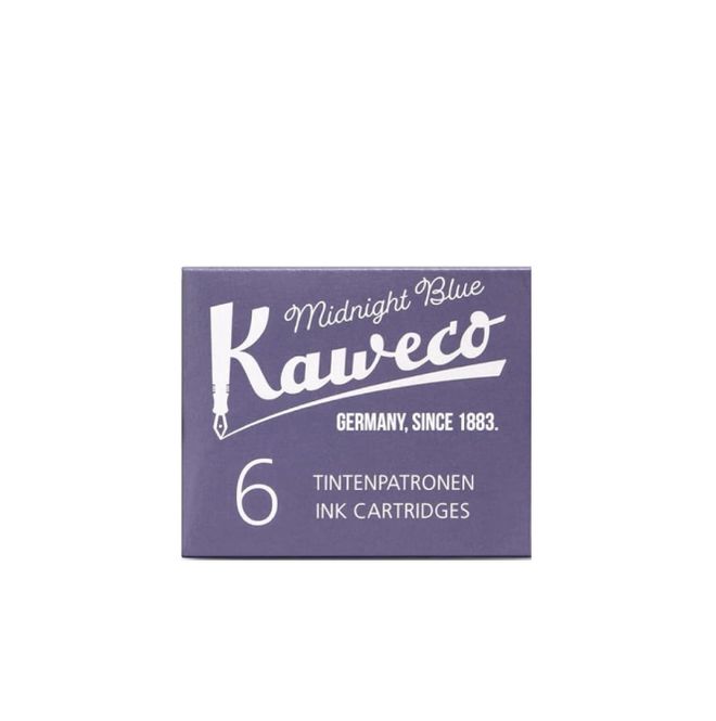 Hovedbilde Kaweco Blekkpatroner 6 stk, Midnight Blue