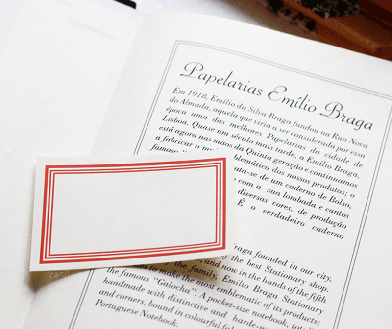 Emilio Braga Notatbok  A5 Linjer, Cloud Black