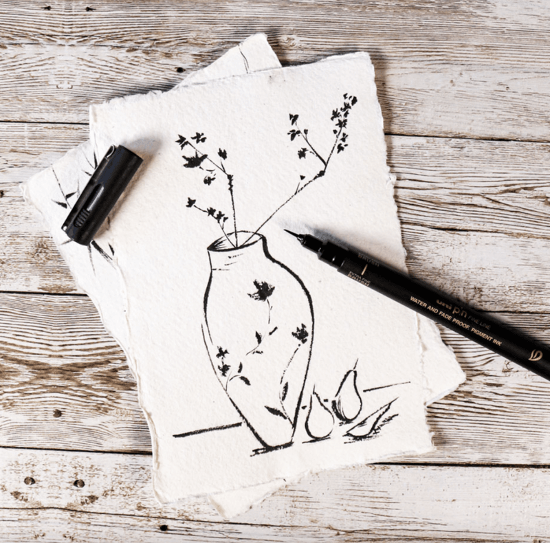 Uni Pin Extra Fine Line Brush Pen