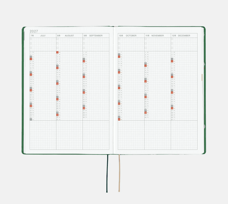 HOBONICHI Techo HON 2027 Bow & Tie Sheep Sheep Sheep A5