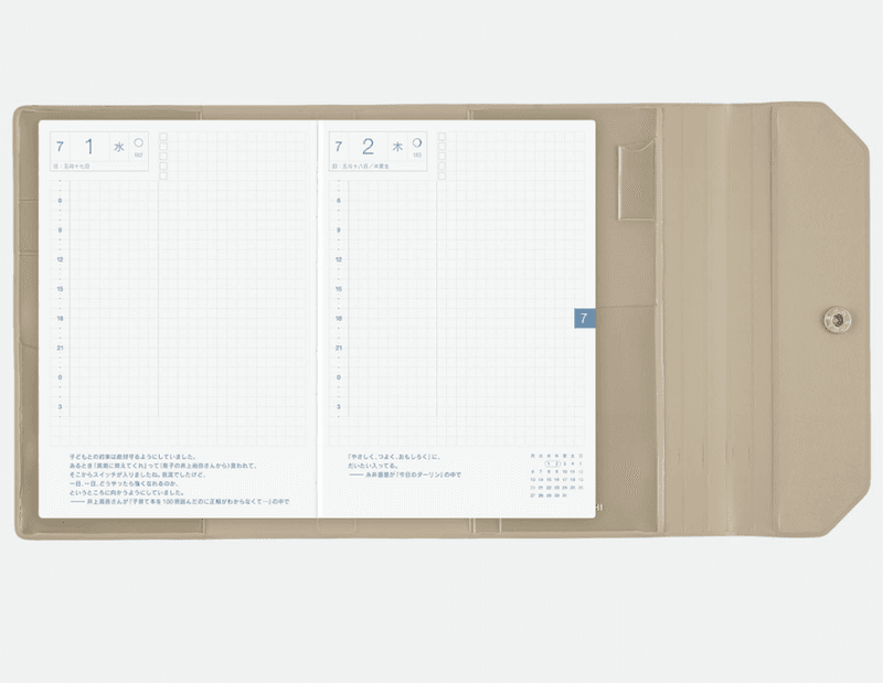 HOBONICHI Cover Alettone Grey, A6