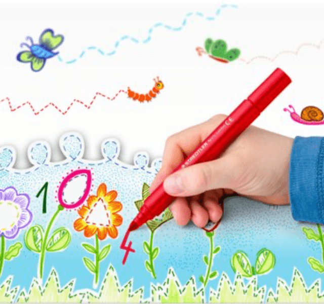 Staedtler Noris Jumbo Fiberpenn 12 stk