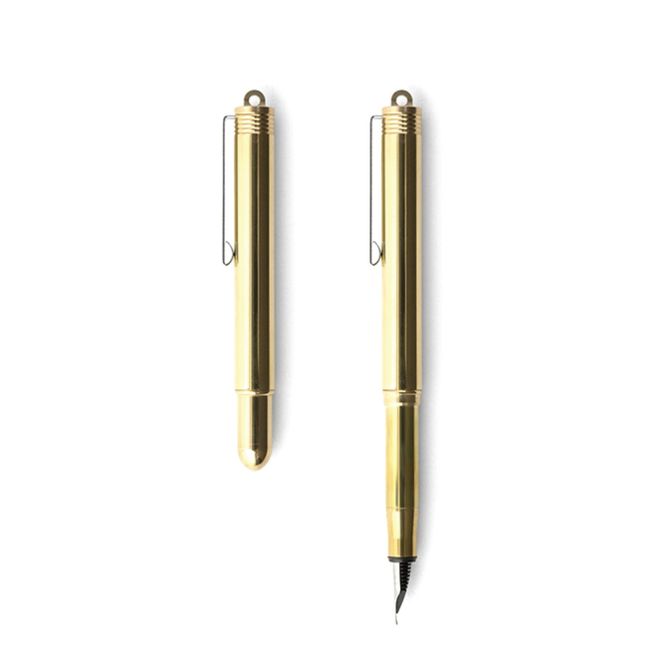 Hovedbilde Travelers Brass Fountain Pen Pen Fine