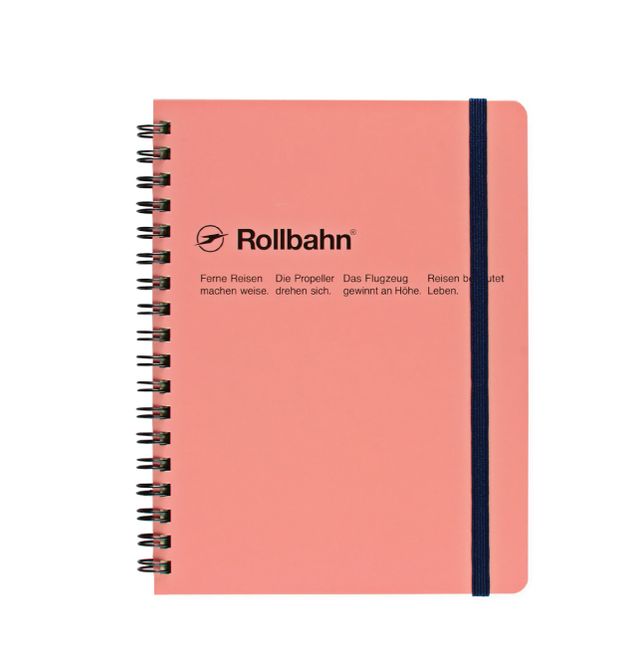 Hovedbilde Delfonics Rollbahn Notatbok B6+, Lys rosa