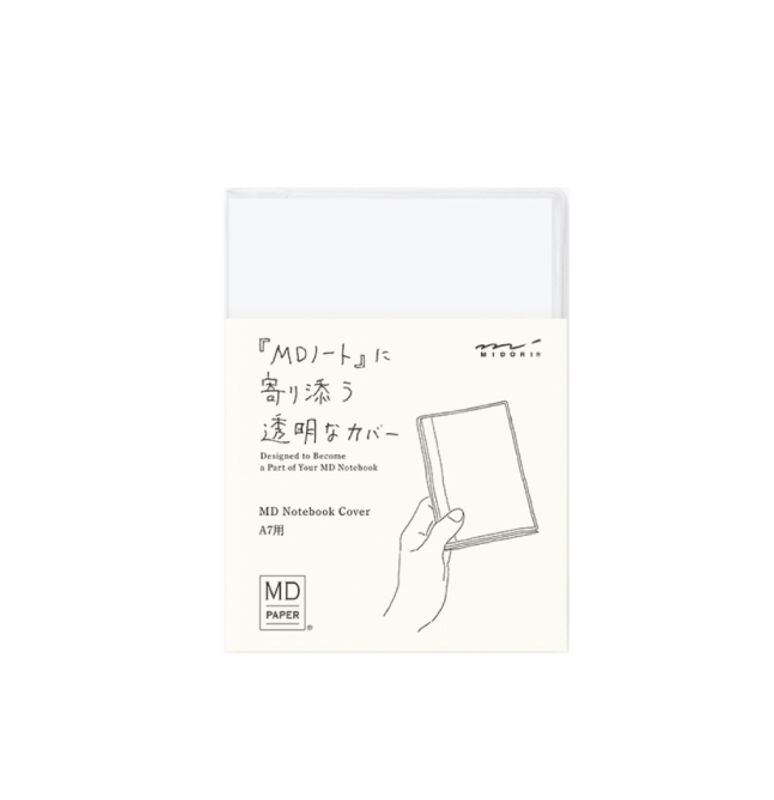 MD Plastic Cover til notatbok A7 