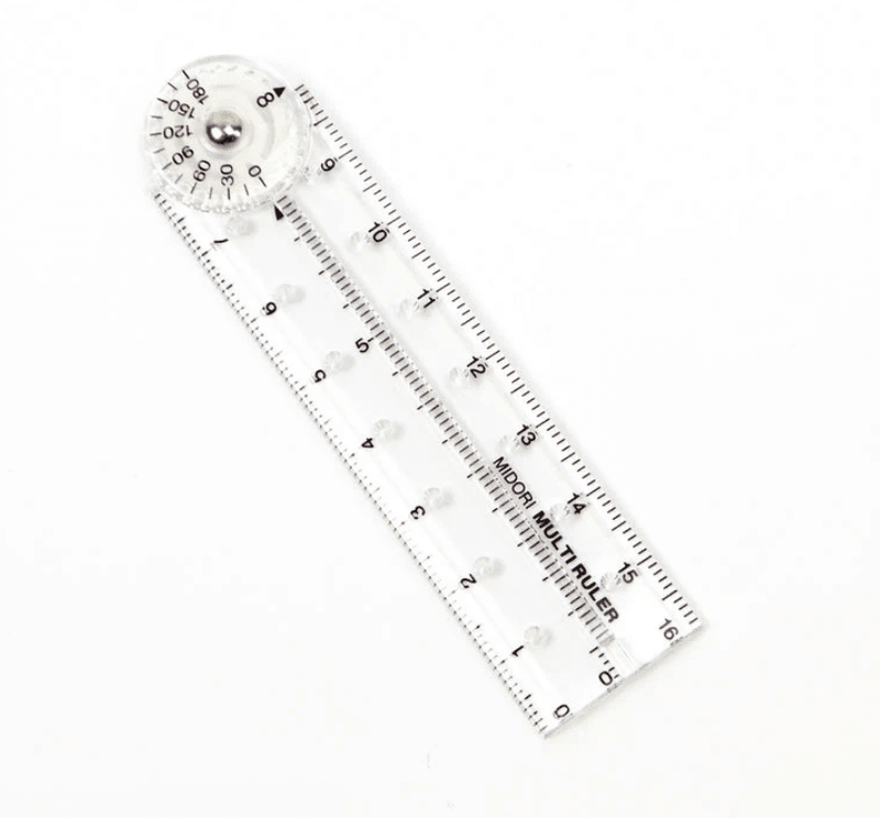 Midori CL Multiple Sammenleggbar Linjal 8/ 16 cm