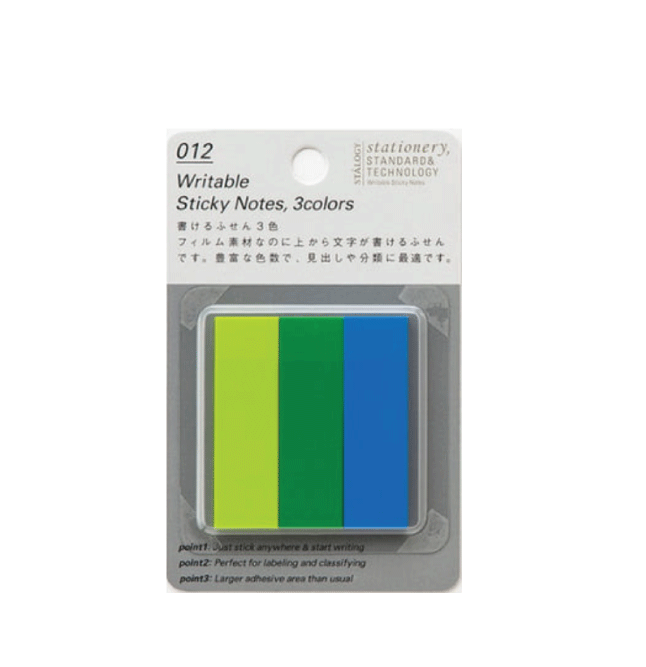 Hovedbilde Stalogy Writable Sticky Notes, 15x50 cm Set D