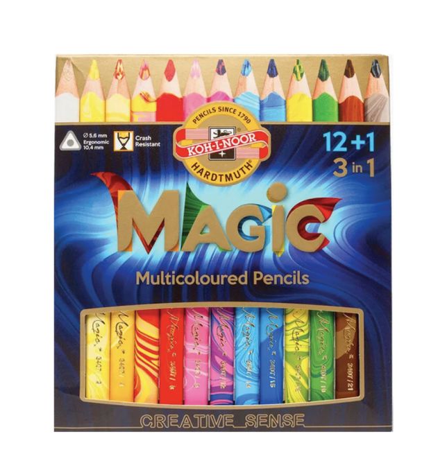Hovedbilde Koh-I-Noor Magic Regnbueblyanter Sett med 12+1 