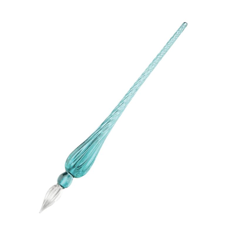 Herbin Glass Dip Pen, Turquoise