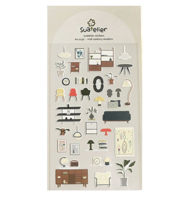 Hovedbilde Suatelier Stickers Mid-century Modern