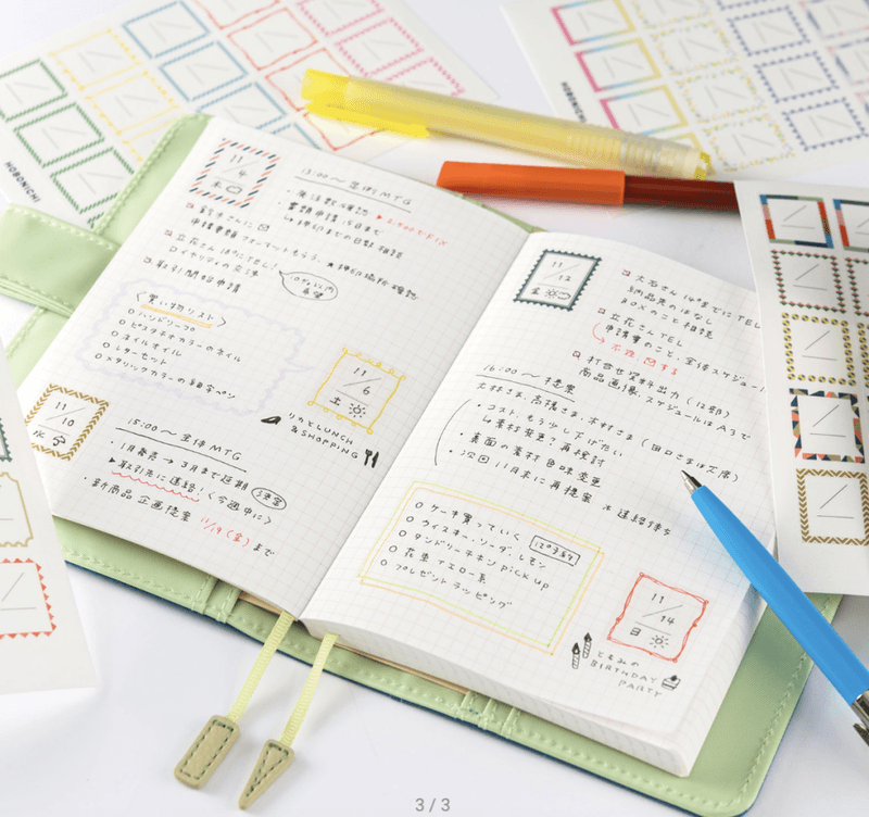 HOBONICHI Frame Stickers A