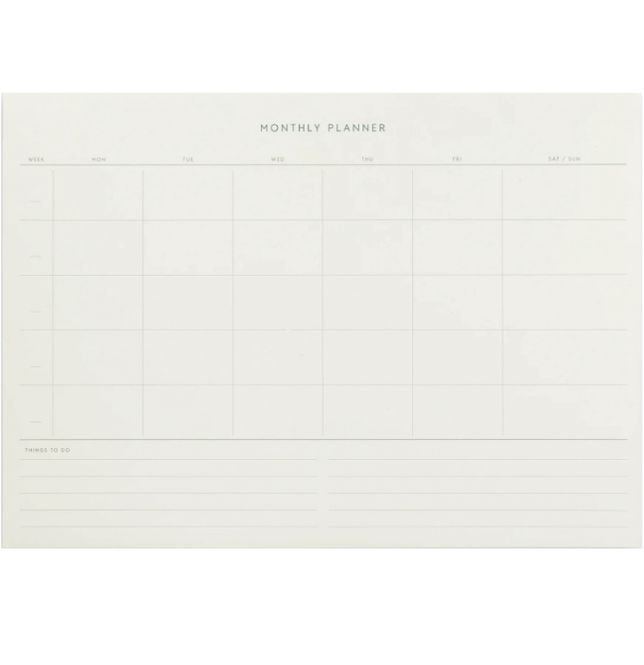 Hovedbilde Kartotek Månedsplanlegger A4