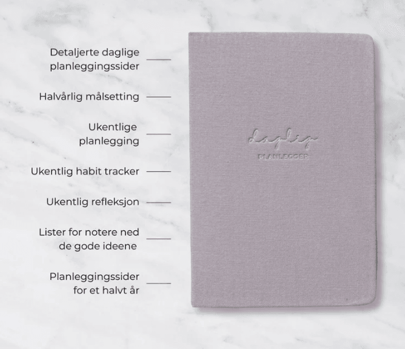 Pust Papir Daglig Planlegger A5 Beige