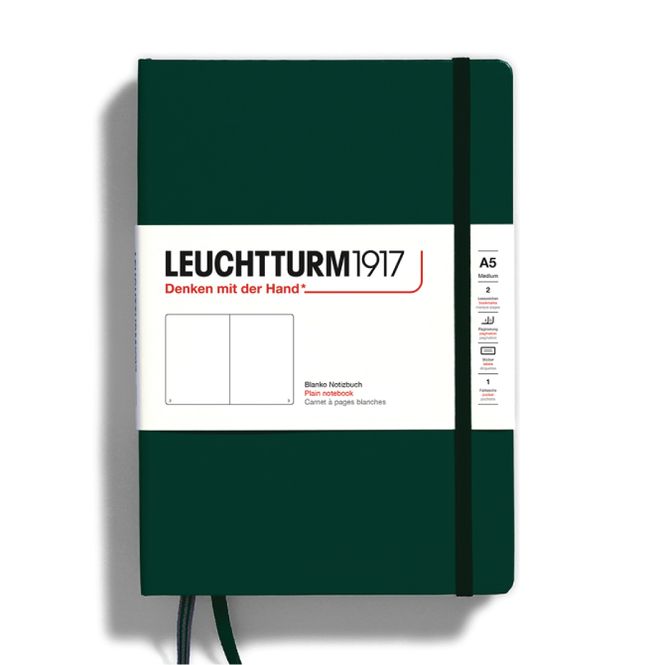 Hovedbilde LT Notebook A5 Hardcover Dots, Forest Green
